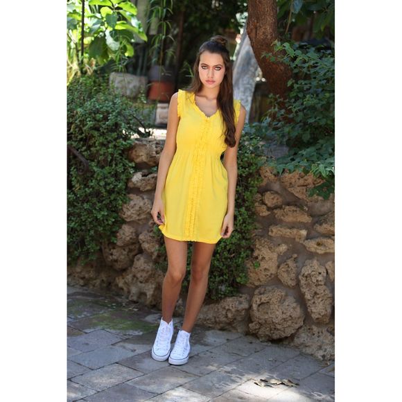 NWT ANGIE Rayon fun tank dress - Picture 1 of 6